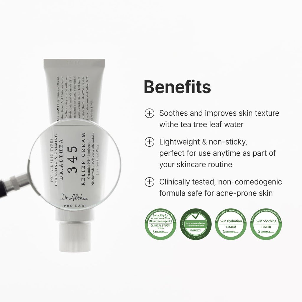 Dr. Althea 345 Relief Cream – Barrier Repair & Soothing Moisturizer